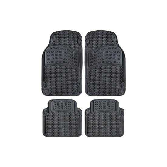 Oto Top - Σετ Πατάκια Αυτοκινήτου Universal  από Μαλακό PVC STRATOS EVO – Αντιολισθητικά - 4τμχ. (0007846OT150/OTO)-OtoTop-0007846OT150/OTO