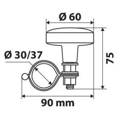 ΤΕΜΠΕΛΗΣ ΤΙΜΟΝΙΟΥ ΜΑΥΡΟ ΧΡΩΜΑ SPINNY-Lampa-L0013.8 ΤΕΜΠΕΛΗΣ ΤΙΜΟΝΙΟΥ ΜΑΥΡΟ ΧΡΩΜΑ SPINNY-Lampa-L0013.8