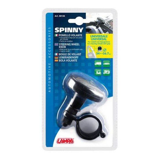ΤΕΜΠΕΛΗΣ ΤΙΜΟΝΙΟΥ ΜΑΥΡΟ ΧΡΩΜΑ SPINNY-Lampa-L0013.8 ΤΕΜΠΕΛΗΣ ΤΙΜΟΝΙΟΥ ΜΑΥΡΟ ΧΡΩΜΑ SPINNY-Lampa-L0013.8