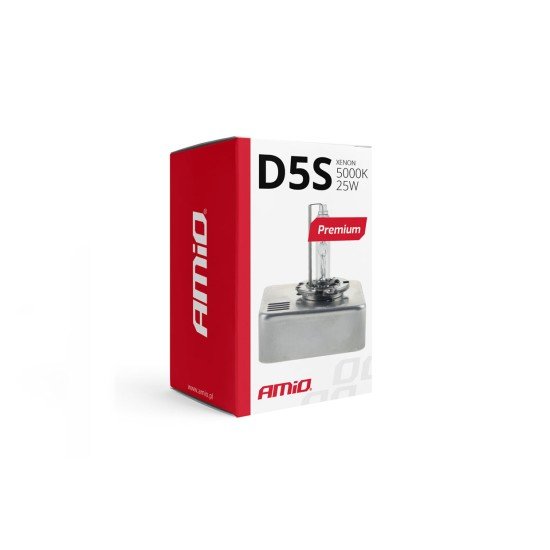ΑΝΤΑΛΛΑΚΤΙΚΗ ΛΑΜΠΑ PREMIUM D5S 12V 5.000k 25W AMIO - 1 Τεμ.-Amio-01220/AM ΑΝΤΑΛΛΑΚΤΙΚΗ ΛΑΜΠΑ PREMIUM D5S 12V 5.000k 25W AMIO - 1 Τεμ.-Amio-01220/AM