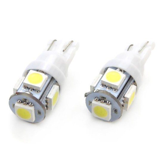 T10 W5W 12V W2,1x9,5d ΛΕΥΚΟ 5.600K 5SMDx5050 (ΚΑΡΦΩΤΟ) 2ΤΕΜ.-Amio-01284/AM T10 W5W 12V W2,1x9,5d ΛΕΥΚΟ 5.600K 5SMDx5050 (ΚΑΡΦΩΤΟ) 2ΤΕΜ.-Amio-01284/AM