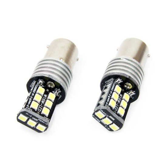 P21W 1156 12-24V 7.5W 6.000K 800lm ΛΑΜΠΑ LED CANBUS 15SMD 2835 AMiO - 2 ΤΕΜ.-Amio-01293/AM P21W 1156 12-24V 7.5W 6.000K 800lm ΛΑΜΠΑ LED CANBUS 15SMD 2835 AMiO - 2 ΤΕΜ.-Amio-01293/AM