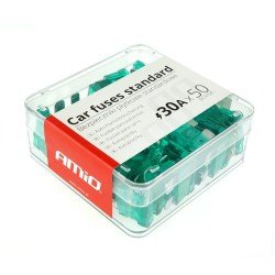 ΑΣΦΑΛΕΙΕΣ STANDARD 30A AMiO - 50 ΤΕΜ. ΚΟΥΤΙ-Amio-01338/AM ΑΣΦΑΛΕΙΕΣ STANDARD 30A AMiO - 50 ΤΕΜ. ΚΟΥΤΙ-Amio-01338/AM