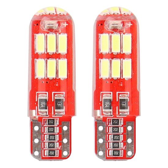 T10 W5W 12V W2,1x9,5d ΛΕΥΚΟ 5.600K 15SMDx4014 LED ΣΙΛΙΚΟΝΗΣ (ΚΑΡΦΩΤΟ - CAN-BUS) 2ΤΕΜ.-Amio-01443/AM T10 W5W 12V W2,1x9,5d ΛΕΥΚΟ 5.600K 15SMDx4014 LED ΣΙΛΙΚΟΝΗΣ (ΚΑΡΦΩΤΟ - CAN-BUS) 2ΤΕΜ.-Amio-01443/AM