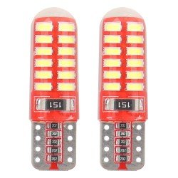 T10 W5W 12V W2,1x9,5d ΛΕΥΚΟ 5.600K 24SMDx3014 ΣΙΛΙΚΟΝΗΣ (ΚΑΡΦΩΤΟ - CAN-BUS) 2ΤΕΜ.-Amio-01444/AM T10 W5W 12V W2,1x9,5d ΛΕΥΚΟ 5.600K 24SMDx3014 ΣΙΛΙΚΟΝΗΣ (ΚΑΡΦΩΤΟ - CAN-BUS) 2ΤΕΜ.-Amio-01444/AM