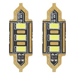 ΛΑΜΠΑΚΙΑ ΠΛΑΦΟΝΙΕΡΑΣ 36mm 12V 5.600K 3xSMD 5730 LED AMIO - 2 ΤΕΜ.-Amio-01449/AM ΛΑΜΠΑΚΙΑ ΠΛΑΦΟΝΙΕΡΑΣ 36mm 12V 5.600K 3xSMD 5730 LED AMIO - 2 ΤΕΜ.-Amio-01449/AM