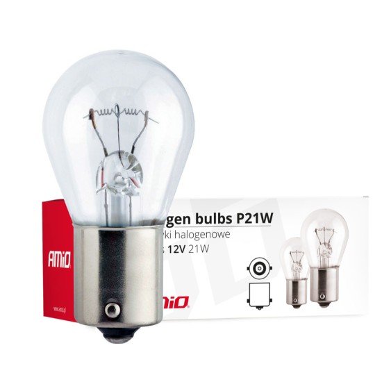 ΛΑΜΠΑΚΙΑ ΜΟΝΟΠΟΛΙΚΑ ΑΛΟΓΟΝΟΥ P21W 12V 21W BA15s ΣΕ ΚΟΥΤΙ  ΑMiO - 10 TEM.-Amio-01491/AM ΛΑΜΠΑΚΙΑ ΜΟΝΟΠΟΛΙΚΑ ΑΛΟΓΟΝΟΥ P21W 12V 21W BA15s ΣΕ ΚΟΥΤΙ  ΑMiO - 10 TEM.-Amio-01491/AM