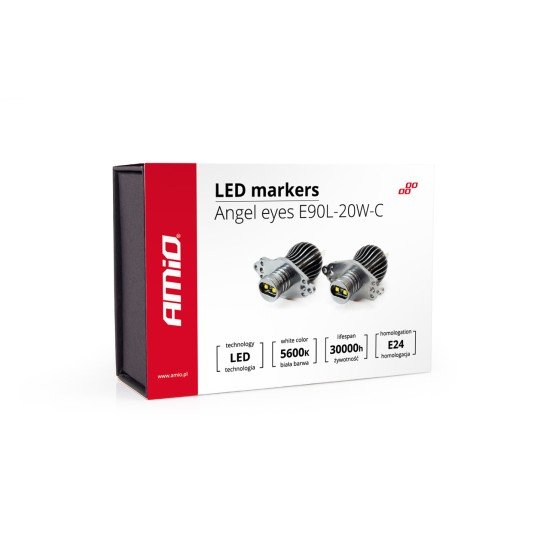 BMW ΣΕΙΡΑ 3 E90 ΛΑΜΠΑΚΙΑ ΓΙΑ ANGEL ΑΛΟΓΟΝΟΥ 340lm 20W 2ΤΕΜ.-Amio-01542/AM BMW ΣΕΙΡΑ 3 E90 ΛΑΜΠΑΚΙΑ ΓΙΑ ANGEL ΑΛΟΓΟΝΟΥ 340lm 20W 2ΤΕΜ.-Amio-01542/AM