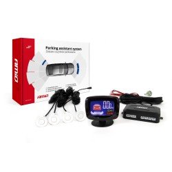 ΣΥΣΤΗΜΑ ΠΑΡΚΑΡΙΣΜΑΤΟΣ 12V ΜΕ 4 ΑΙΣΘΗΤΗΡΕΣ (ΛΕΥΚΟ) 22mm ΚΑΙ ΟΘΟΝΗ LED-GRAF AMIO - 1 ΤΕΜ.-Amio-01563/AM ΣΥΣΤΗΜΑ ΠΑΡΚΑΡΙΣΜΑΤΟΣ 12V ΜΕ 4 ΑΙΣΘΗΤΗΡΕΣ (ΛΕΥΚΟ) 22mm ΚΑΙ ΟΘΟΝΗ LED-GRAF AMIO - 1 ΤΕΜ.-Amio-01563/AM