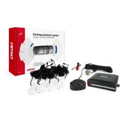 ΣΥΣΤΗΜΑ ΠΑΡΚΑΡΙΣΜΑΤΟΣ 12V ΜΕ 8 ΑΙΣΘΗΤΗΡΕΣ (ΛΕΥΚΟ) 22 mm ΚΑΙ BUZZER (ΜΟΝΟ ΗΧΟΣ) AMIO - 1 ΤΕΜ.-Amio-01599/AM ΣΥΣΤΗΜΑ ΠΑΡΚΑΡΙΣΜΑΤΟΣ 12V ΜΕ 8 ΑΙΣΘΗΤΗΡΕΣ (ΛΕΥΚΟ) 22 mm ΚΑΙ BUZZER (ΜΟΝΟ ΗΧΟΣ) AMIO - 1 ΤΕΜ.-Amio-01599/AM
