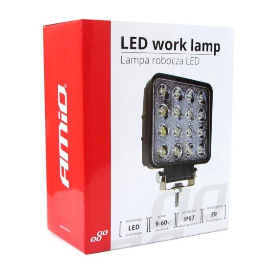 ΠΡΟΒΟΛΕΑΣ ΕΡΓΑΣΙΑΣ ΤΕΤΡΑΓΩΝΟΣ AWL05 FLAT 4000lm 9/60V - 48W -16 LED -108X108X57mm AMiO - 1 ΤΕΜ.-Amio-01700/AM ΠΡΟΒΟΛΕΑΣ ΕΡΓΑΣΙΑΣ ΤΕΤΡΑΓΩΝΟΣ AWL05 FLAT 4000lm 9/60V - 48W -16 LED -108X108X57mm AMiO - 1 ΤΕΜ.-Amio-01700/AM