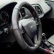 Amio - Κάλυμμα Τιμονιού Δερμάτινο διαμέτρου 39/41cm σε μαύρο χρώμα για Επιβατικά Αυτοκίνητα και Van - 1 τεμ. (01767/AM)-Amio-01767/AM