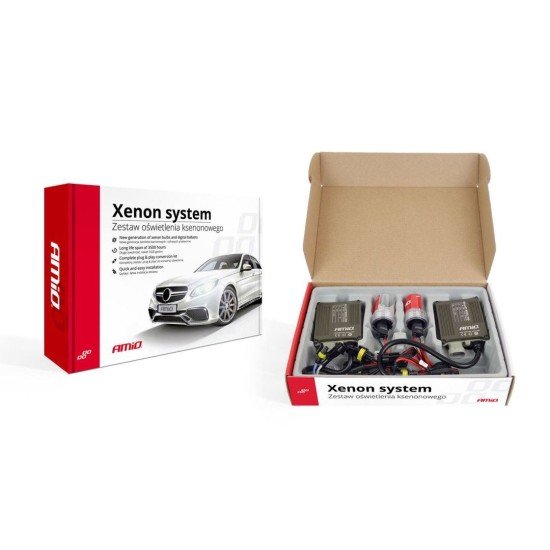 H4-3 8000K 12/24V BIXENON KIT XENON CANBUS BALLAST 35W AMiO - 1 ΤΕΜ.-Amio-01793/AM H4-3 8000K 12/24V BIXENON KIT XENON CANBUS BALLAST 35W AMiO - 1 ΤΕΜ.-Amio-01793/AM