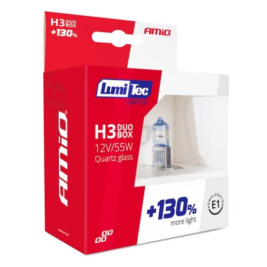 H3 12V 55W PK22s LUMITEC LIMITED +130%  UP TO 40m  AMIO - 2 ΤΕΜ.-Amio-02102/AM H3 12V 55W PK22s LUMITEC LIMITED +130%  UP TO 40m  AMIO - 2 ΤΕΜ.-Amio-02102/AM
