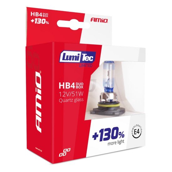 HB4 9006 12V 51W LUMITEC LIMITED +130% UP TO 40m AMIO - 2 ΤΕΜ.-Amio-02104/AM HB4 9006 12V 51W LUMITEC LIMITED +130% UP TO 40m AMIO - 2 ΤΕΜ.-Amio-02104/AM