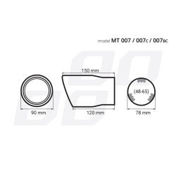 ΑΚΡΟ ΕΞΑΤΜΙΣΗΣ MT-007BLC 48-65mm - ΣΤΡΟΓΓΥΛΟ AMIO – 1 ΤΕΜ.-Amio-02198/AM ΑΚΡΟ ΕΞΑΤΜΙΣΗΣ MT-007BLC 48-65mm - ΣΤΡΟΓΓΥΛΟ AMIO – 1 ΤΕΜ.-Amio-02198/AM