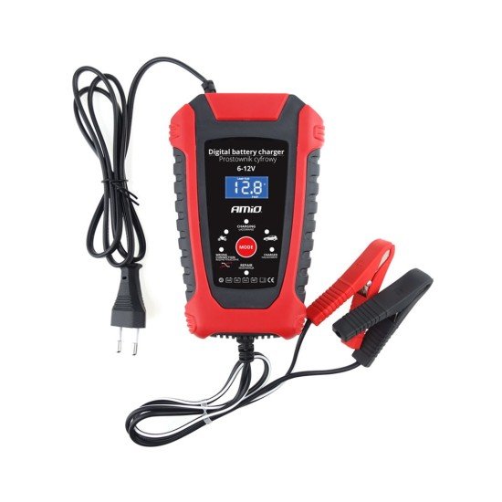 ΦΟΡΤΙΣΤΗΣ ΜΠΑΤΑΡΙΑΣ ΨΗΦΙΑΚΟΣ 6/12V 2/6A  AMiO – 1 ΤΕΜ.-Amio-02403/AM ΦΟΡΤΙΣΤΗΣ ΜΠΑΤΑΡΙΑΣ ΨΗΦΙΑΚΟΣ 6/12V 2/6A  AMiO – 1 ΤΕΜ.-Amio-02403/AM