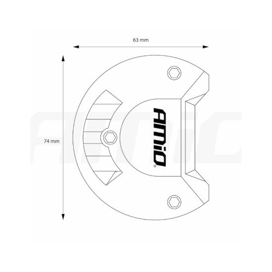 ΠΡΟΒΟΛΕΑΣ ΕΡΓΑΣΙΑΣ WORKING LAMP 40LED 120W 9-36V 3200lm 6000K 170x74x63mm AWL19 AMIO-Amio-02433/AM