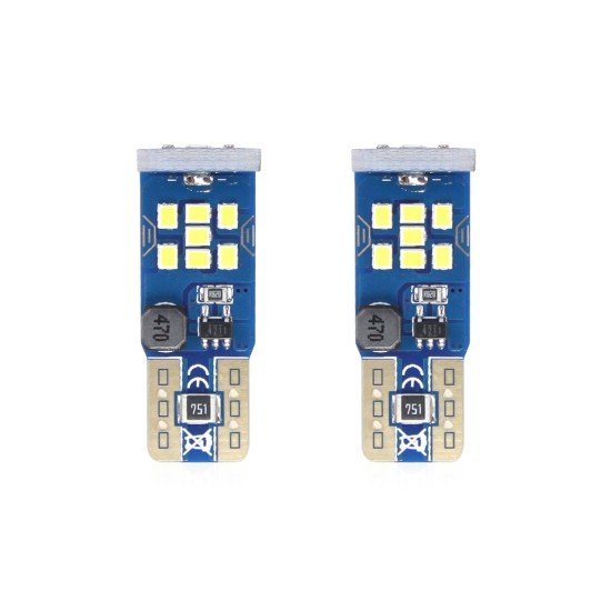T10 W5W 12/24V LED 21xSMD ULTRABRIGHT 2016 CAN-BUS ΛΕΥΚΟ 2ΤΕΜ.-Amio-02445/AM T10 W5W 12/24V LED 21xSMD ULTRABRIGHT 2016 CAN-BUS ΛΕΥΚΟ 2ΤΕΜ.-Amio-02445/AM