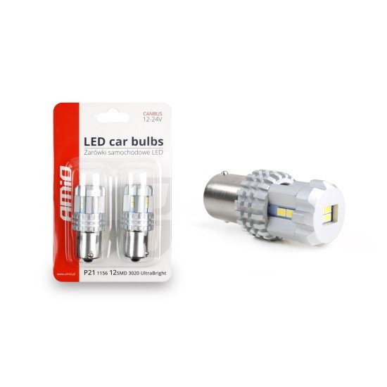 P21W BA15s 12/24V 22LED SMD ULTRABRIGHT CANBUS ΛΕΥΚΟ 2ΤΕΜ.-Amio-02449/AM P21W BA15s 12/24V 22LED SMD ULTRABRIGHT CANBUS ΛΕΥΚΟ 2ΤΕΜ.-Amio-02449/AM