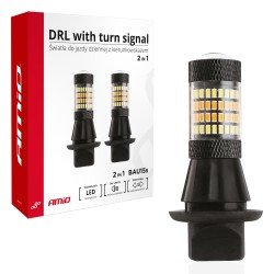 PY21W 12V BAU15s DRL 2 ΣΕ 1 ΛΕΥΚΟ/ΠΟΡΤΟΚΑΛΙ CAN-BUS 2x96 SMD 3014 2ΤΕΜ.-Amio-02451/AM PY21W 12V BAU15s DRL 2 ΣΕ 1 ΛΕΥΚΟ/ΠΟΡΤΟΚΑΛΙ CAN-BUS 2x96 SMD 3014 2ΤΕΜ.-Amio-02451/AM
