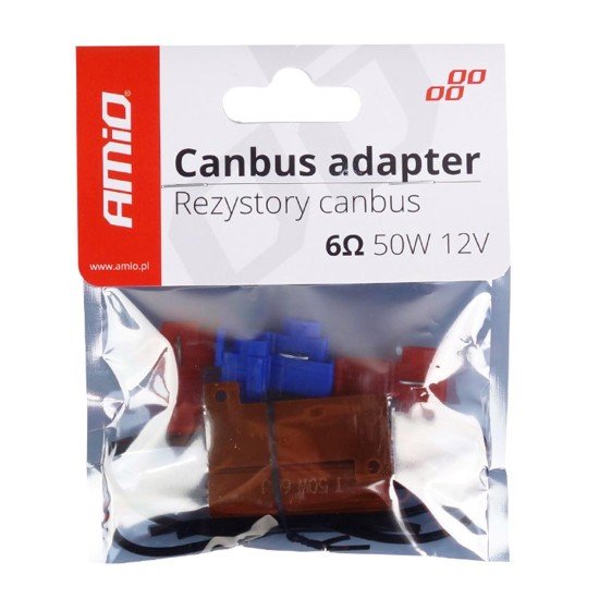 ΑΝΤΙΣΤΑΣΗ /CANCELLER/CAN-BUS 50W/6ohm 12V ΑΜΙΟ - 2 ΤΕΜ.-Amio-02452/AM ΑΝΤΙΣΤΑΣΗ /CANCELLER/CAN-BUS 50W/6ohm 12V ΑΜΙΟ - 2 ΤΕΜ.-Amio-02452/AM
