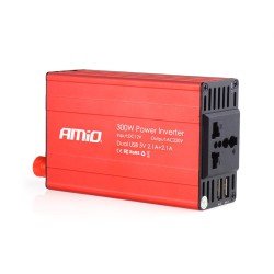INVERTER 12-230V max300W-peak600W +2USB PI03 AMiO – 1 ΤΕΜ.-Amio-02470/AM INVERTER 12-230V max300W-peak600W +2USB PI03 AMiO – 1 ΤΕΜ.-Amio-02470/AM