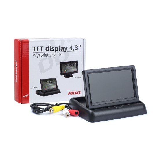 ΟΘΟΝΗ TFT LCD ΑΝΑΔΙΠΛΟΥΜΕΝΗ ΑΥΤΟΚΙΝΗΤΟΥ 4,3" - 12V-Amio-02484/AM ΟΘΟΝΗ TFT LCD ΑΝΑΔΙΠΛΟΥΜΕΝΗ ΑΥΤΟΚΙΝΗΤΟΥ 4,3" - 12V-Amio-02484/AM