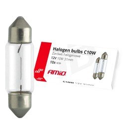 ΛΑΜΠΑΚΙΑ ΠΛΑΦΟΝΙΕΡΑΣ C10W 12V 10W 31mm ΑΛΟΓΟΝΟΥ ΚΟΥΤΙ ΑΜΙΟ- 10 ΤΕΜ.-Amio-02555/AM ΛΑΜΠΑΚΙΑ ΠΛΑΦΟΝΙΕΡΑΣ C10W 12V 10W 31mm ΑΛΟΓΟΝΟΥ ΚΟΥΤΙ ΑΜΙΟ- 10 ΤΕΜ.-Amio-02555/AM