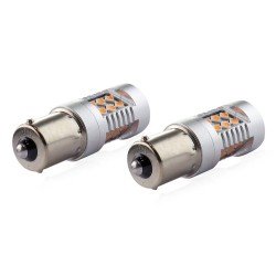 PY21W 12/24V 6.000k 0.54A - 6.48W 800lm LED 24xSMD3030 CAN-BUS ΠΟΡΤΟΚΑΛΙ 18x56mm  AMIO -2 ΤΕΜ.-Amio-02580/AM PY21W 12/24V 6.000k 0.54A - 6.48W 800lm LED 24xSMD3030 CAN-BUS ΠΟΡΤΟΚΑΛΙ 18x56mm  AMIO -2 ΤΕΜ.-Amio-02580/AM