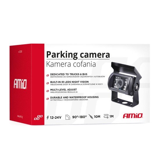 ΚΑΜΕΡΑ ΟΠΙΣΘΟΠΟΡΕΙΑΣ HD-501 IR NIGHT VISION ΜΕ ΜΕΤΑΛΛΙΚΗ ΒΑΣΗ-Amio-02643/AM ΚΑΜΕΡΑ ΟΠΙΣΘΟΠΟΡΕΙΑΣ HD-501 IR NIGHT VISION ΜΕ ΜΕΤΑΛΛΙΚΗ ΒΑΣΗ-Amio-02643/AM