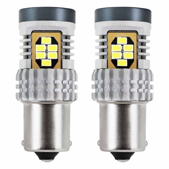 ΛΑΜΠΑΚΙΑ ΜΟΝΟΠΟΛΙΚΑ LED ΛΕΥΚΑ CAN-BUS P21W BA15S 12/24V 24xSMD 3020 ΑMiO - 2 TEM.-Amio-02797/AM ΛΑΜΠΑΚΙΑ ΜΟΝΟΠΟΛΙΚΑ LED ΛΕΥΚΑ CAN-BUS P21W BA15S 12/24V 24xSMD 3020 ΑMiO - 2 TEM.-Amio-02797/AM