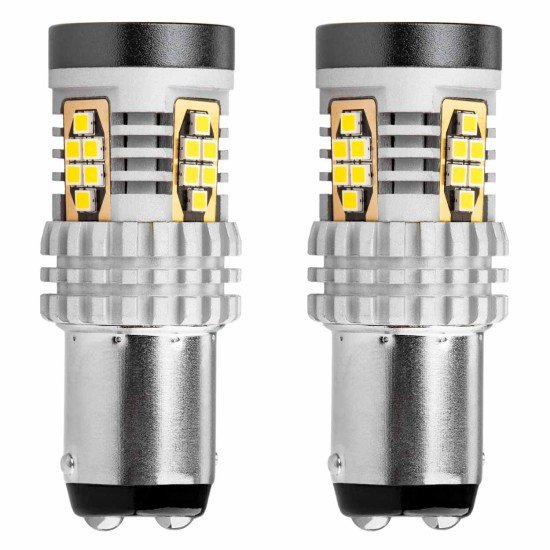 ΛΑΜΠΑΚΙΑ ΔΙΠΟΛΙΚΑ LED ΛΕΥΚΑ CAN-BUS P21/5w BAY15D 12/24V 24xSMD 3020 ΑMiO - 2 TEM.-Amio-02798/AM ΛΑΜΠΑΚΙΑ ΔΙΠΟΛΙΚΑ LED ΛΕΥΚΑ CAN-BUS P21/5w BAY15D 12/24V 24xSMD 3020 ΑMiO - 2 TEM.-Amio-02798/AM