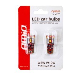T10 W5W 12/24V LED 6xSMD 2016 CAN-BUS ΛΕΥΚΟ ΑΜΙΟ - 2 ΤΕΜ.-Amio-02802/AM T10 W5W 12/24V LED 6xSMD 2016 CAN-BUS ΛΕΥΚΟ ΑΜΙΟ - 2 ΤΕΜ.-Amio-02802/AM