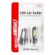 ΛΑΜΠΑΚΙΑ HP24W 12/24V 18xSMD 3030 LED ΛΕΥΚΑ CAN-BUS ΑMiO - 2 TEM.-Amio-02803/AM