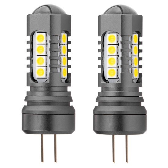 ΛΑΜΠΑΚΙΑ HP24W 12/24V 18xSMD 3030 LED ΛΕΥΚΑ CAN-BUS ΑMiO - 2 TEM.-Amio-02803/AM