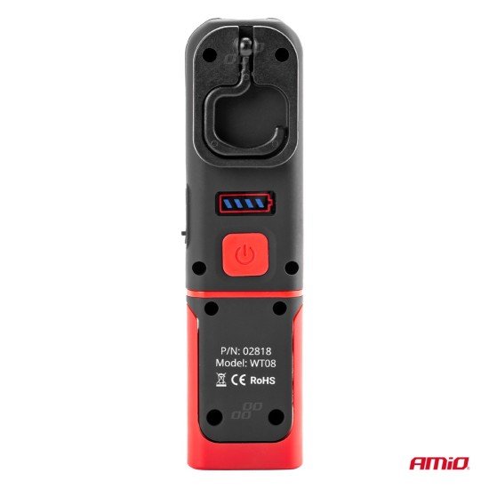 ΦΑΚΟΣ ΕΡΓΑΣΙΑΣ ΧΕΙΡΟΣ ΜΕ ΓΑΝΤΖΟ/ΜΑΓΝΗΤΗ MICRO USB COB+XPE LED 1200mAh 31x42x154mm-Amio-02818/AM ΦΑΚΟΣ ΕΡΓΑΣΙΑΣ ΧΕΙΡΟΣ ΜΕ ΓΑΝΤΖΟ/ΜΑΓΝΗΤΗ MICRO USB COB+XPE LED 1200mAh 31x42x154mm-Amio-02818/AM