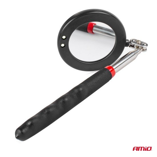 ΚΑΘΡΕΠΤΗΣ ΧΕΙΡΟΣ ΤΗΛΕΣΚΟΠΙΚΟΣ 50mm 28-87cm 360 ΜΟΙΡΕΣ ΜΕ ΦΩΣ LED AMIO - 1 ΤΕΜ.-Amio-02840/AM ΚΑΘΡΕΠΤΗΣ ΧΕΙΡΟΣ ΤΗΛΕΣΚΟΠΙΚΟΣ 50mm 28-87cm 360 ΜΟΙΡΕΣ ΜΕ ΦΩΣ LED AMIO - 1 ΤΕΜ.-Amio-02840/AM