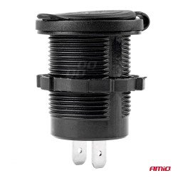ΠΡΙΖΑ ΜΕ 2 ΘΥΡΕΣ USB 12/24V - 2x5V/2.1A Φ37mmX51mm MOD-04 AMIO-Amio-02854/AM ΠΡΙΖΑ ΜΕ 2 ΘΥΡΕΣ USB 12/24V - 2x5V/2.1A Φ37mmX51mm MOD-04 AMIO-Amio-02854/AM