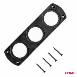 ΠΑΝΕΛ ΤΡΙΠΛΟ ΓΙΑ ΠΡΙΖΕΣ ΜΑΥΡΟ MOD-13 151x43x4,5 mm ΔΙΑΜΕΤΡΟ ΤΡΥΠΑΣ: 3cm AMIO-Amio-02864/AM ΠΑΝΕΛ ΤΡΙΠΛΟ ΓΙΑ ΠΡΙΖΕΣ ΜΑΥΡΟ MOD-13 151x43x4,5 mm ΔΙΑΜΕΤΡΟ ΤΡΥΠΑΣ: 3cm AMIO-Amio-02864/AM