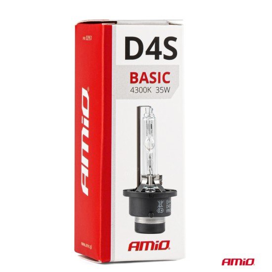D4S 12V 4.300k 35W ΑΝΤΑΛΛΑΚΤΙΚΗ ΛΑΜΠΑ BASIC AMIO - 1 Τεμ.-Amio-02950/AM D4S 12V 4.300k 35W ΑΝΤΑΛΛΑΚΤΙΚΗ ΛΑΜΠΑ BASIC AMIO - 1 Τεμ.-Amio-02950/AM