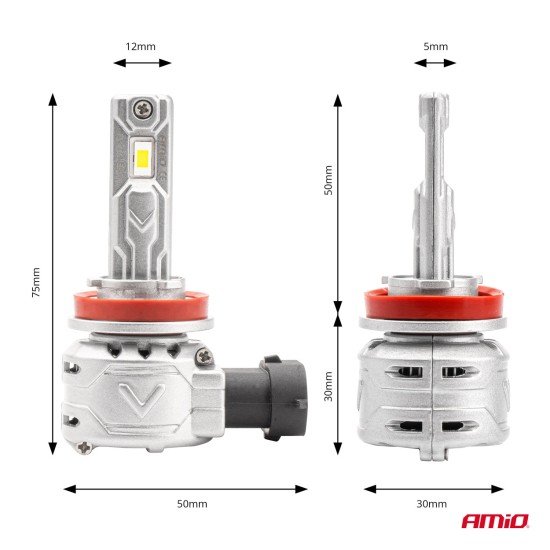 ΛΑΜΠΕΣ LED H8/H9/H11 10-16V 72W 6.500K 7920lm CAN-BUS (ΑΝΕΜΙΣΤΗΡΑΚΙ) X2 SERIES AMIO - 2ΤΕΜ.-Amio-02974/AM ΛΑΜΠΕΣ LED H8/H9/H11 10-16V 72W 6.500K 7920lm CAN-BUS (ΑΝΕΜΙΣΤΗΡΑΚΙ) X2 SERIES AMIO - 2ΤΕΜ.-Amio-02974/AM