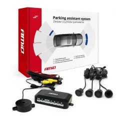 Amio - Αισθητήρας Παρκαρίσματος AMiO PS Visible 18mm Μαύρο – 1 τεμ. (02992/AM)-Amio-02992/AM