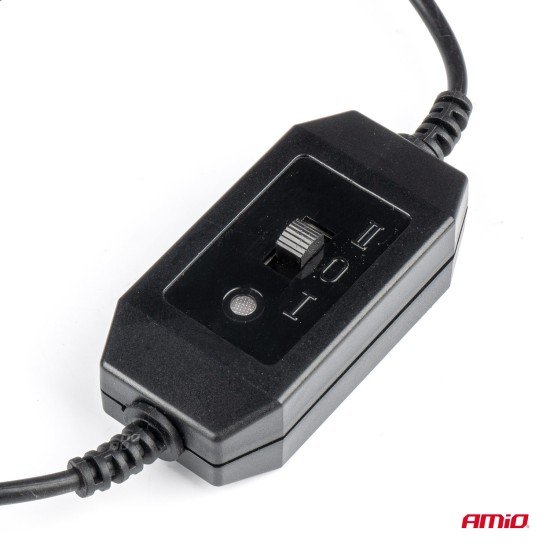 ΑΝΕΜΙΣΤΗΡΑΣ 12V 4,5'' (12,2cm) ΜΕ ΦΙΣ ΑΝΑΠΤΗΡΑ 2 ΤΑΧΥΤΗΤΩΝ & ΣΤΗΡΙΞΗ ΣΤΟ ΠΡΟΣΚΕΦΑΛΟ PRO SERIES  ΑMiO - 1 TEM.-Amio-03007/AM ΑΝΕΜΙΣΤΗΡΑΣ 12V 4,5'' (12,2cm) ΜΕ ΦΙΣ ΑΝΑΠΤΗΡΑ 2 ΤΑΧΥΤΗΤΩΝ & ΣΤΗΡΙΞΗ ΣΤΟ ΠΡΟΣΚΕΦΑΛΟ PRO SERIES  ΑMiO - 1 TEM.-Amio-03007/AM