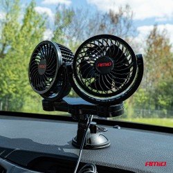 ΑΝΕΜΙΣΤΗΡΑΣ ΔΙΠΛΟΣ 12V 2χ4''(10,8cm) ΜΕ ΦΙΣ ΑΝΑΠΤΗΡΑ/2 ΤΑΧΥΤΗΤΩΝ/ ΜΕ ΒΕΝΤΟΥΖΑ PRO SERIES ΑMiO - 1 TEM.-Amio-03010/AM ΑΝΕΜΙΣΤΗΡΑΣ ΔΙΠΛΟΣ 12V 2χ4''(10,8cm) ΜΕ ΦΙΣ ΑΝΑΠΤΗΡΑ/2 ΤΑΧΥΤΗΤΩΝ/ ΜΕ ΒΕΝΤΟΥΖΑ PRO SERIES ΑMiO - 1 TEM.-Amio-03010/AM