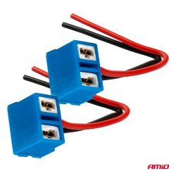 ΦΙΣΑ ΚΕΡΑΜΙΚΗ 12/24V ΓΩΝΙΑ ΓΙΑ ΛΑΜΠΕΣ ΑΛΟΓΟΝΟΥ H7  ΜΕ ΚΑΛΩΔΙΟ ΑΜΙΟ - 2 ΤΕΜ.-Amio-03055/AM ΦΙΣΑ ΚΕΡΑΜΙΚΗ 12/24V ΓΩΝΙΑ ΓΙΑ ΛΑΜΠΕΣ ΑΛΟΓΟΝΟΥ H7  ΜΕ ΚΑΛΩΔΙΟ ΑΜΙΟ - 2 ΤΕΜ.-Amio-03055/AM