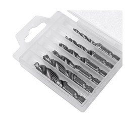 ΤΡΥΠΑΝΙΑ ΣΕΤ ΜΕ ΣΠΕΙΡΩΜΑ M3>M10 ΕΞΑΓΩΝΑ 1/4' (6,35 mm) ΑMiO - 6 TEM.-Amio-03272/AM ΤΡΥΠΑΝΙΑ ΣΕΤ ΜΕ ΣΠΕΙΡΩΜΑ M3>M10 ΕΞΑΓΩΝΑ 1/4' (6,35 mm) ΑMiO - 6 TEM.-Amio-03272/AM