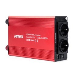 INVERTER 12>230V 1000W>2000W 3x230V socket PI05 ΑMiO - 1 TEM.-Amio-03283/AM INVERTER 12>230V 1000W>2000W 3x230V socket PI05 ΑMiO - 1 TEM.-Amio-03283/AM