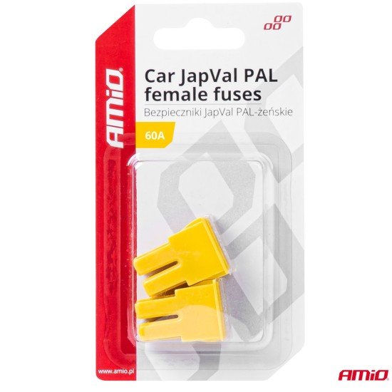 ΑΣΦΑΛΕΙΕΣ JapVal PAL ΘΗΛΥΚΕΣ 60A ΣΕ ΚΙΤΡΙΝΟ ΧΡΩΜΑ AMIO - 2 Τεμ.-Amio-03392/AM ΑΣΦΑΛΕΙΕΣ JapVal PAL ΘΗΛΥΚΕΣ 60A ΣΕ ΚΙΤΡΙΝΟ ΧΡΩΜΑ AMIO - 2 Τεμ.-Amio-03392/AM
