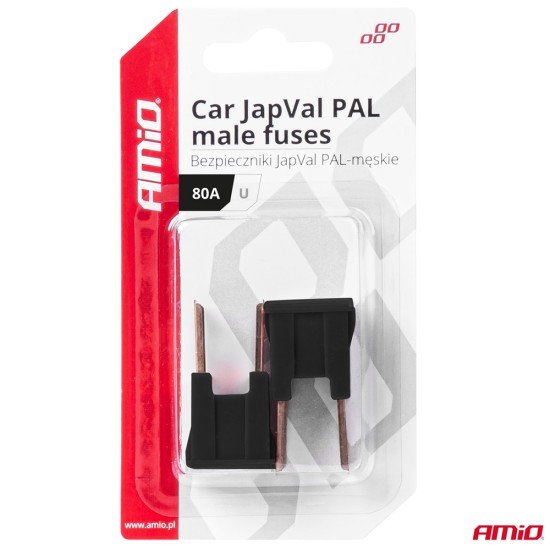 ΑΣΦΑΛΕΙΕΣ JapVal PAL U ΑΡΣΕΝΙΚΕΣ 80A ΣΕ ΜΑΥΡΟ ΧΡΩΜΑ AMIO - 2 Τεμ.-Amio-03410/AM ΑΣΦΑΛΕΙΕΣ JapVal PAL U ΑΡΣΕΝΙΚΕΣ 80A ΣΕ ΜΑΥΡΟ ΧΡΩΜΑ AMIO - 2 Τεμ.-Amio-03410/AM